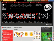 Tablet Screenshot of m-games.iplace.cz