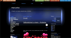 Desktop Screenshot of maruska656.iplace.cz