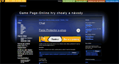 Desktop Screenshot of gamepage.iplace.cz