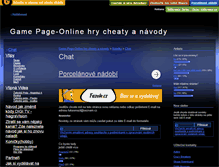 Tablet Screenshot of gamepage.iplace.cz