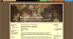 Desktop Screenshot of beck-reisen.iplace.cz