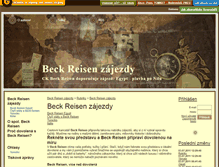 Tablet Screenshot of beck-reisen.iplace.cz