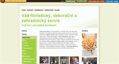 Desktop Screenshot of florist.iplace.cz