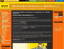Tablet Screenshot of beck-international.iplace.cz