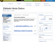Tablet Screenshot of 1zsostrov.iplace.cz
