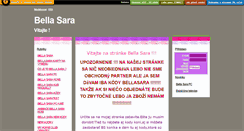 Desktop Screenshot of bellasarakody.iplace.cz