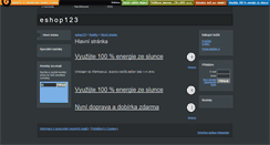 Desktop Screenshot of eshop123.iplace.cz
